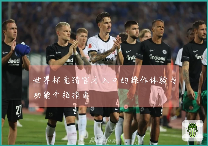 世界杯竞猜官方入口的操作体验与功能介绍指南